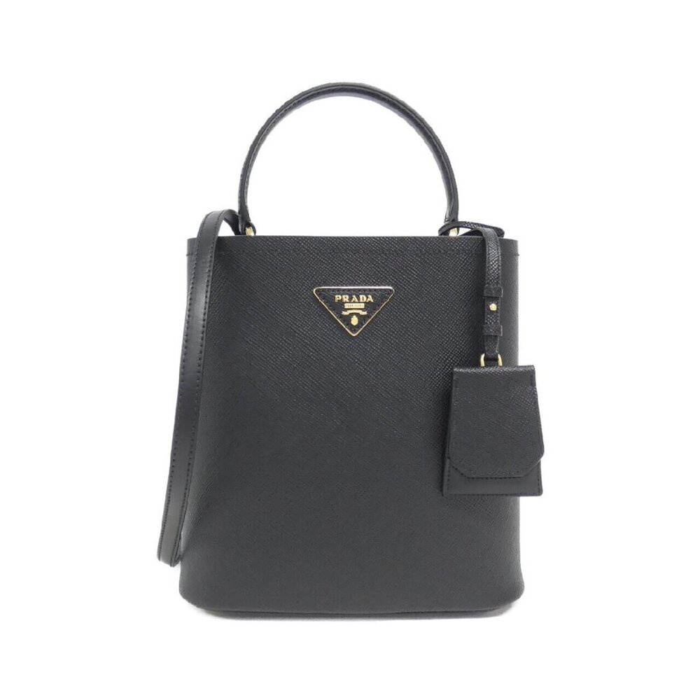Prada Panier Saffiano leather bag Black